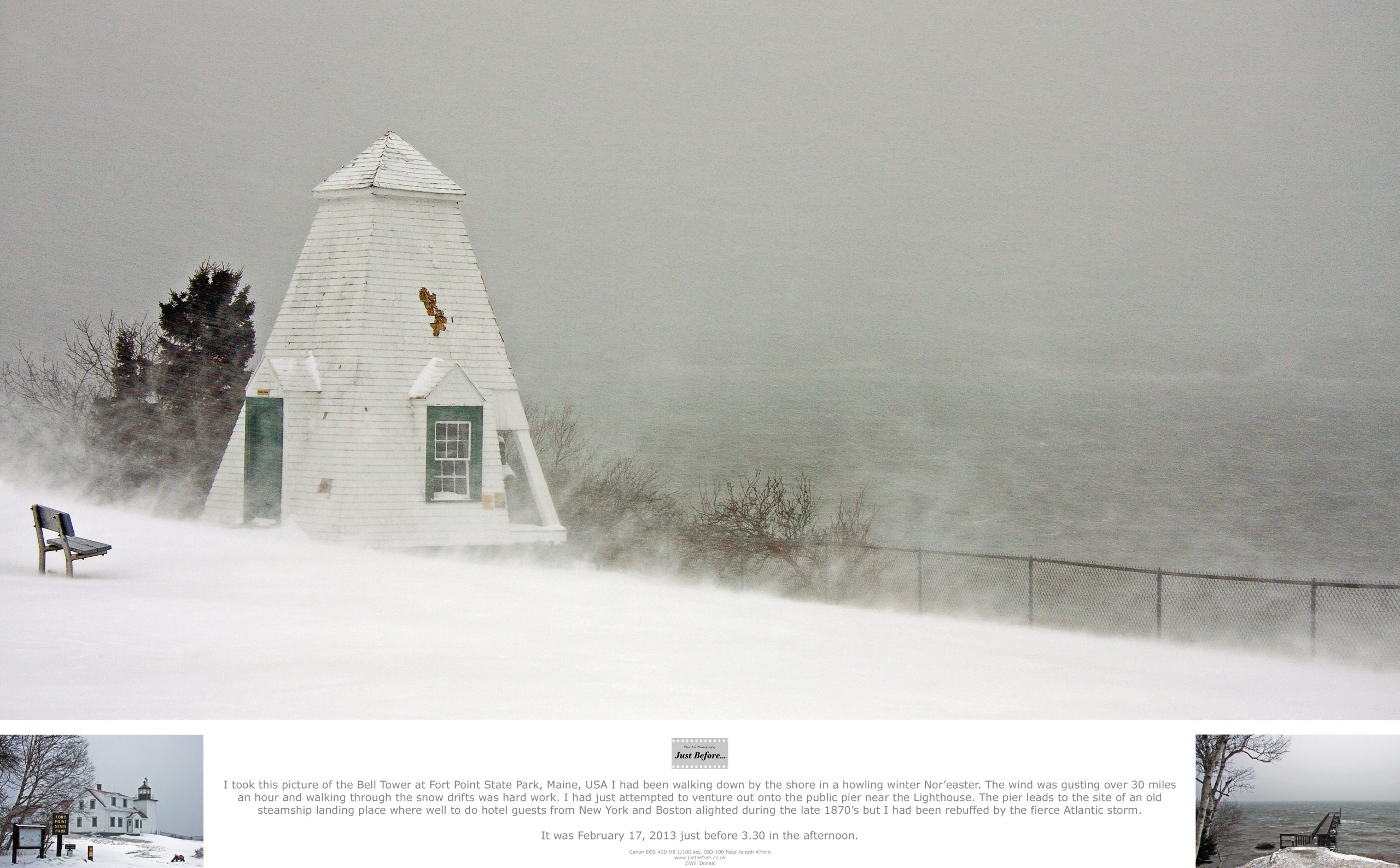Collection of Photography of the Bell Tower during winter in North America
