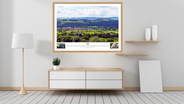 Oak framed photography of Victoria Tower