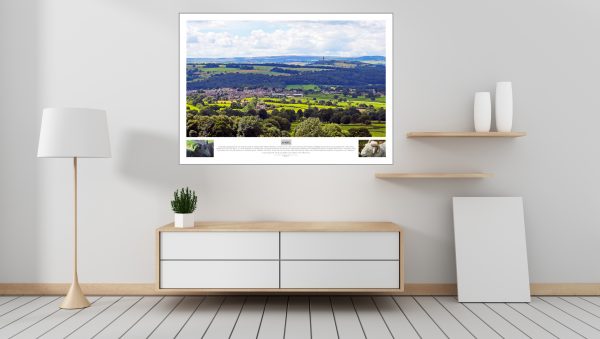 Framed photography of Victoria Hill, West Yorkshire