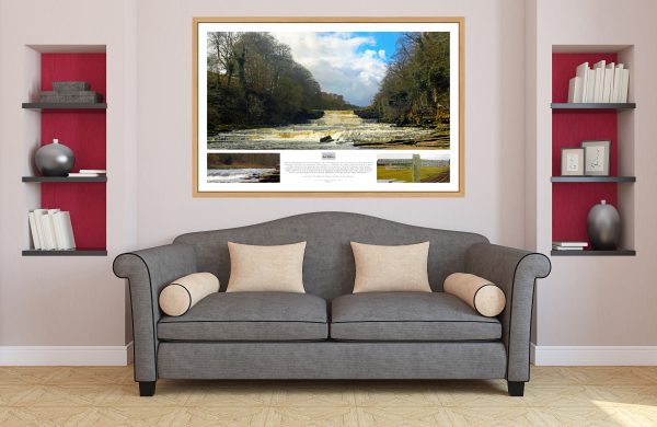 Aysgarth Falls oak framed photography