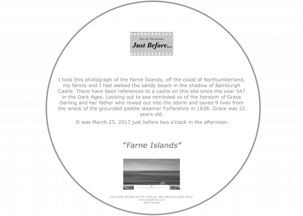 Roundel explaining Farne Isles