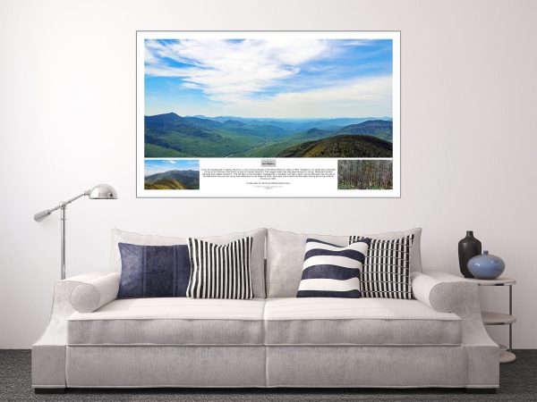Franconia Mountains framed photography