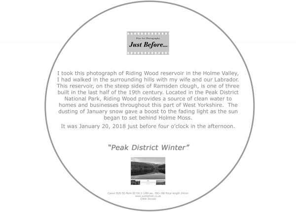 Roundel explaining Peak District