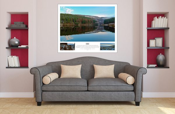 Framed photography of the Peak district