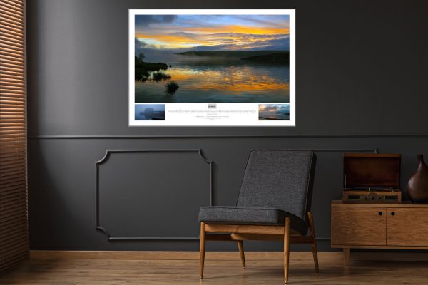 Winscar fog photography framed