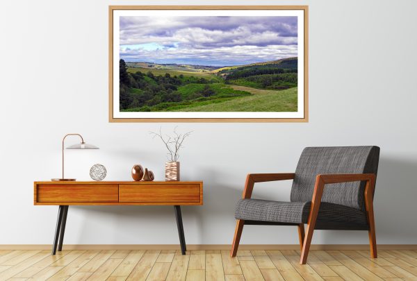 Staged image of Yateholme in oak with a chair