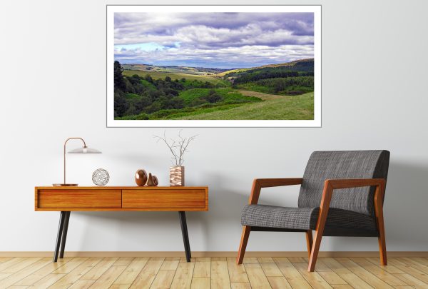 Staged image of Yateholme in aluminium with a chair
